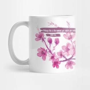 Perhaps this is the moment for which you were created | Bible art Mug